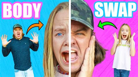 body swap videos|Body Swap! Jazzy and Dad Accidentally Swap Bodies! Fun.